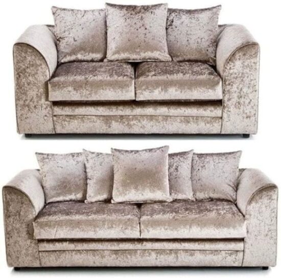 Crushed Velvet Sofa