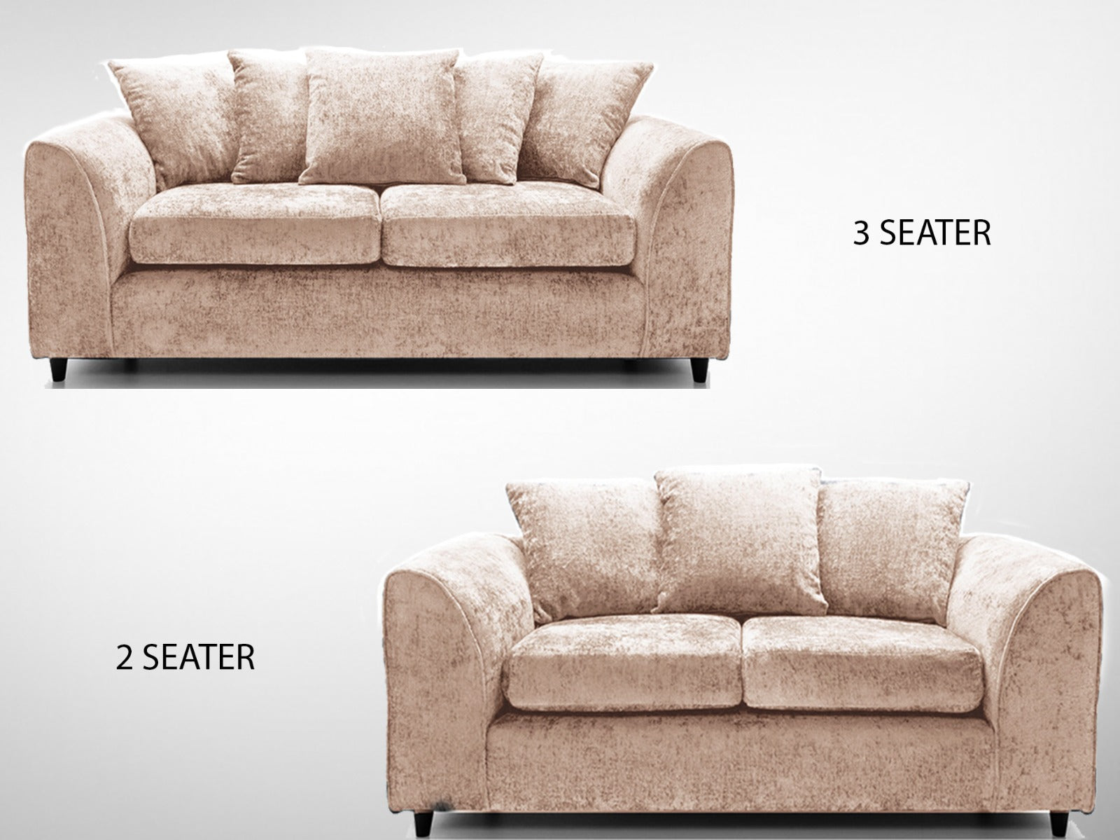 Crushed Velvet Sofa