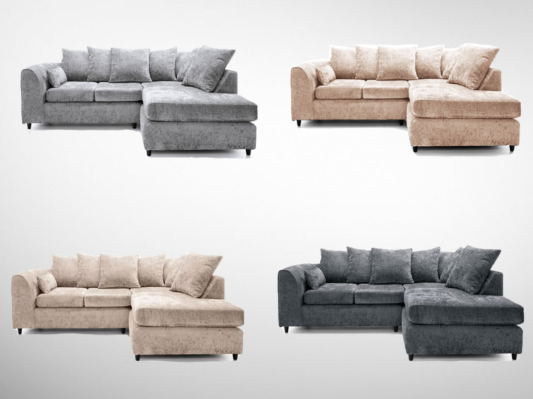 Crushed Velvet Sofa